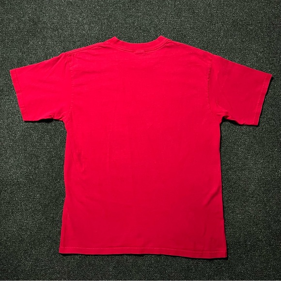 Vintage 90s Bacardi Spice Rum USA Promo Faded Red T Shirt Size M 20X27 - Picture 7 of 7